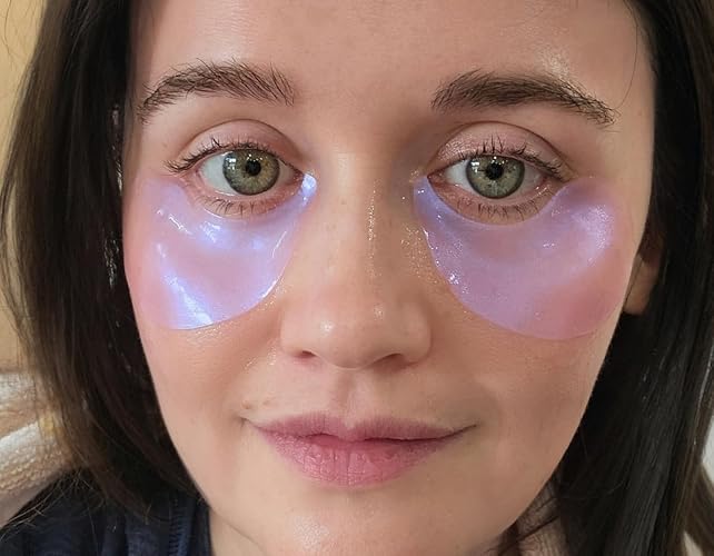 Woman showing her under-eye area