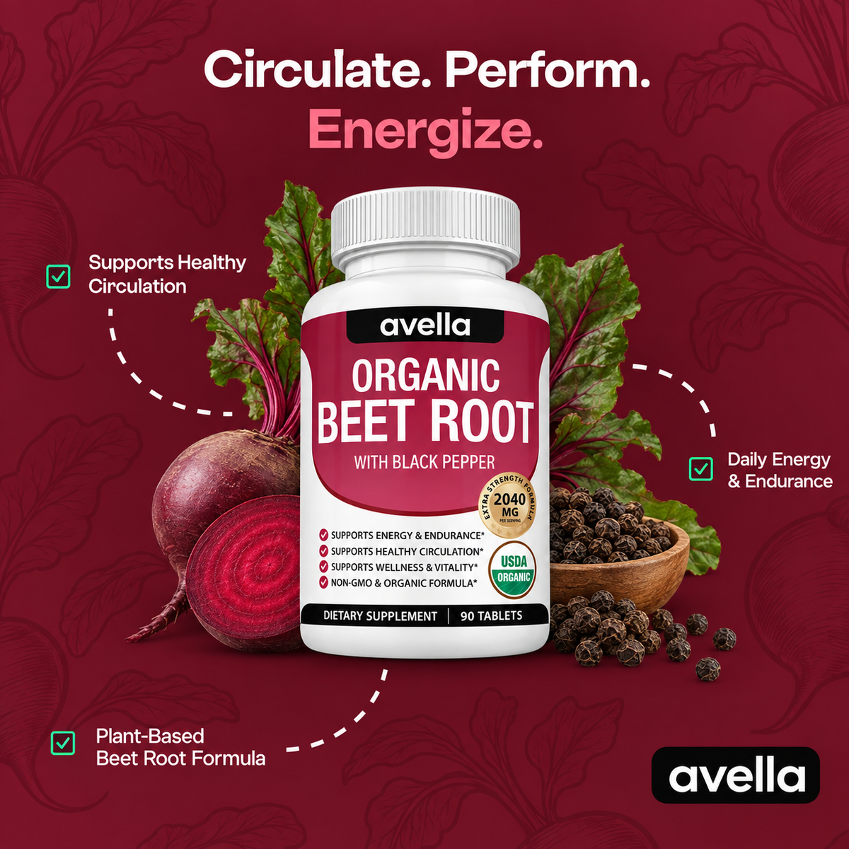 Max Out Your Blood Flow — 3 Tablets a Day.
