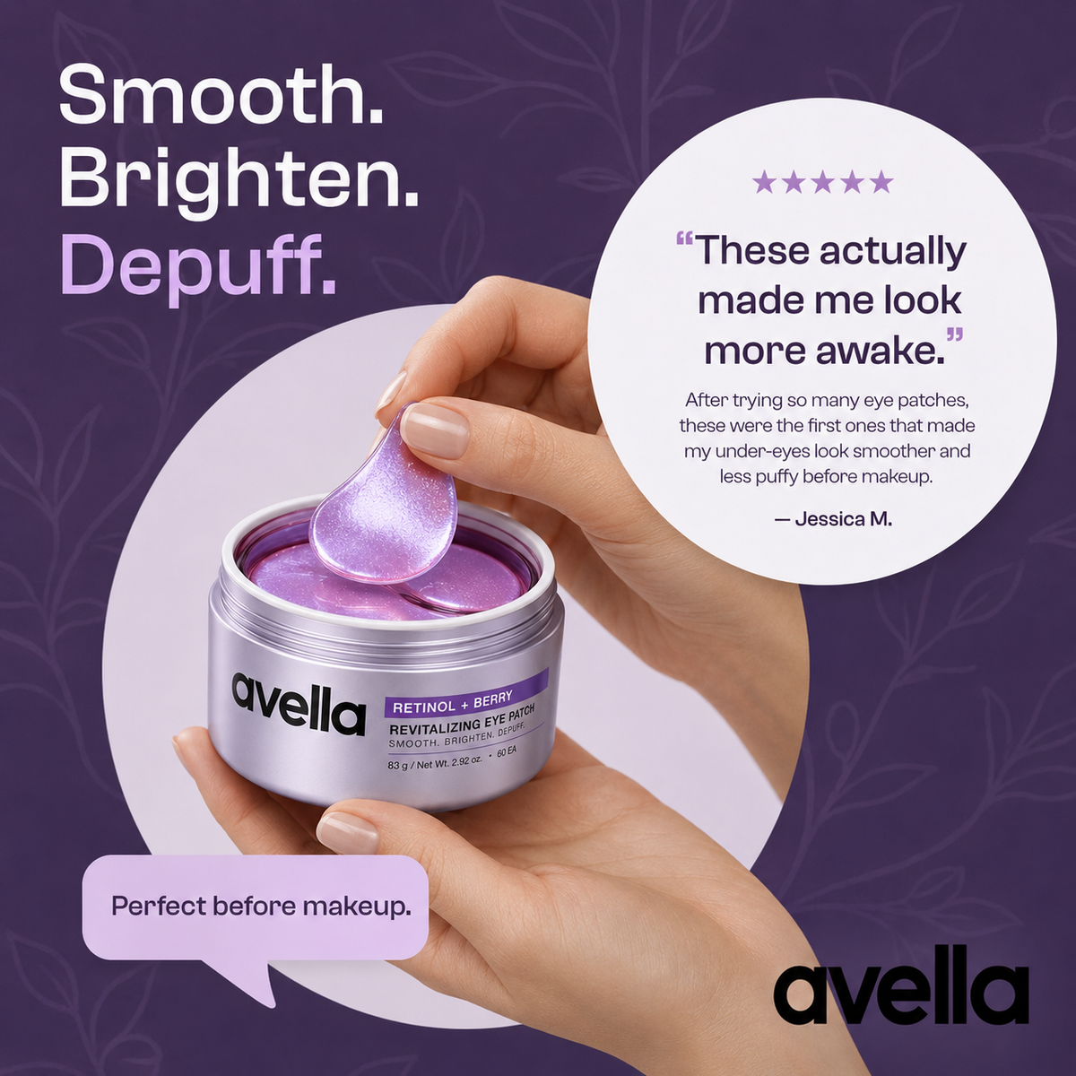 Retinol Berry 10-Minute Revitalizing Eye Patch