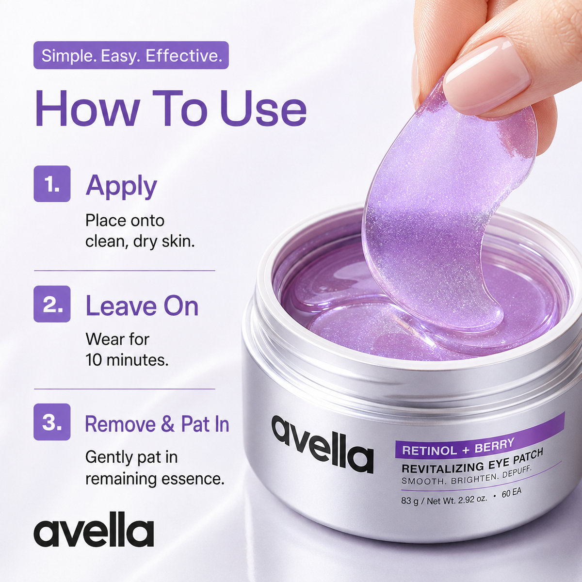 Retinol Berry 10-Minute Revitalizing Eye Patch