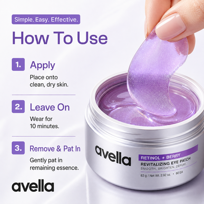 Retinol Berry 10-Minute Revitalizing Eye Patch