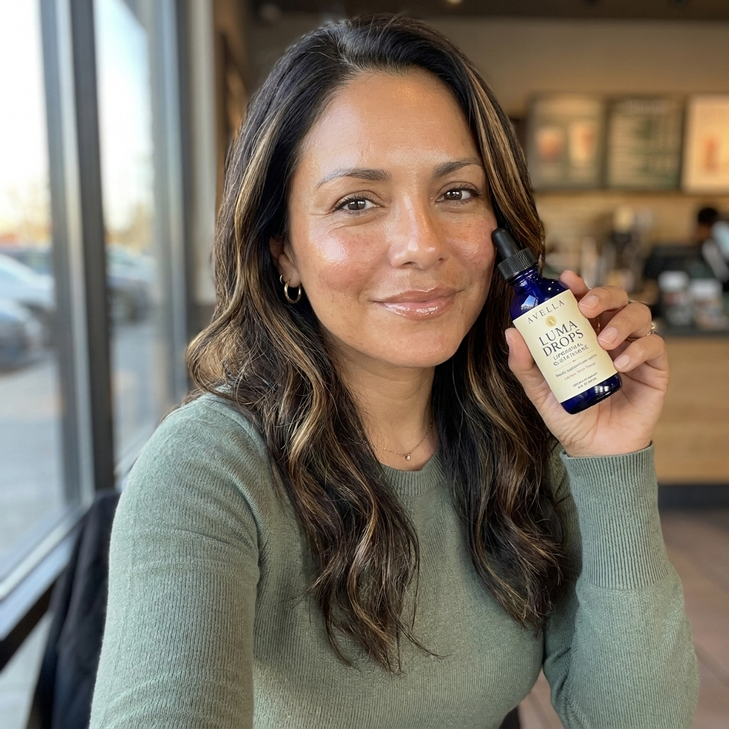 After 90 days of Avella - dramatically more even skin