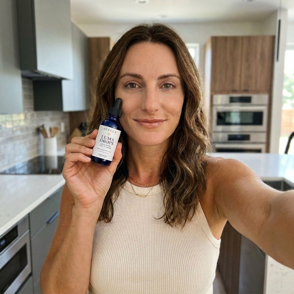 After 90 days of Avella - dramatically clearer even skin